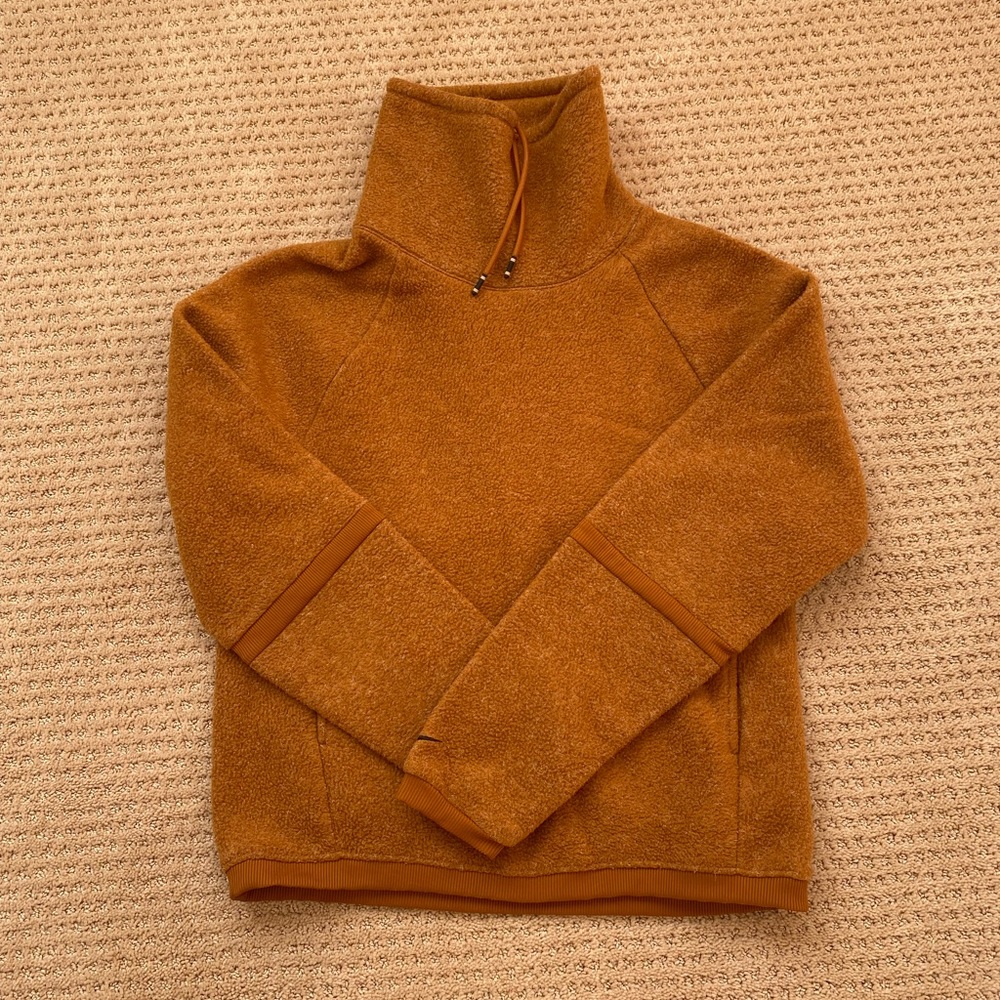 Nike therma loose fit cowl neck fleece sweater pullover